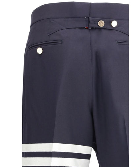 Thom Browne Blue Wool Dress Pants