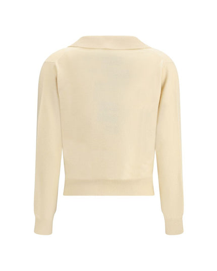 Margiela Cream Fleece Wool Sweater