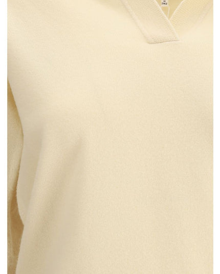 Margiela Cream Fleece Wool Sweater