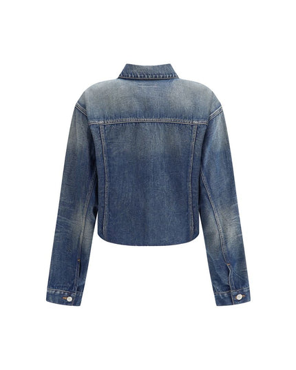 MM6 Blue Cotton Denim Jacket