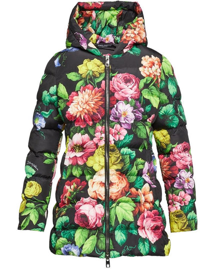 Dolce & Gabbana Multicolor Polyester Jackets & Coat