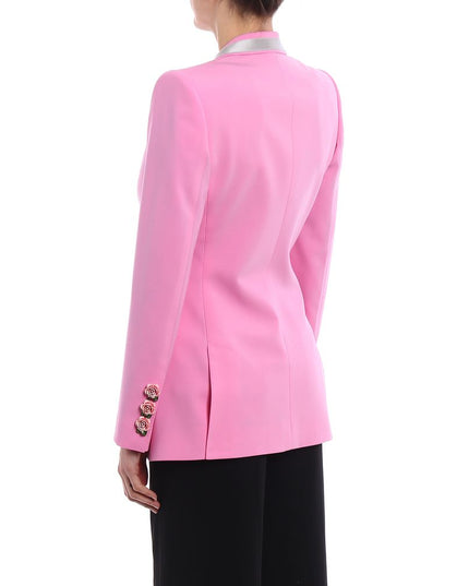 Dolce & Gabbana Pink Wool Jackets & Coat