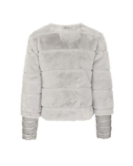 Maison Espin Gray Polyester Jackets & Coat