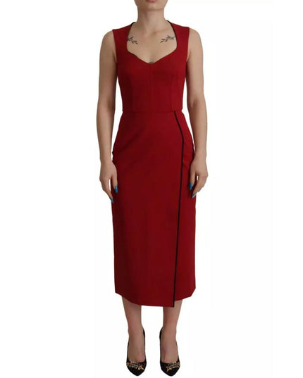 Dolce & Gabbana Red Viscose Dress