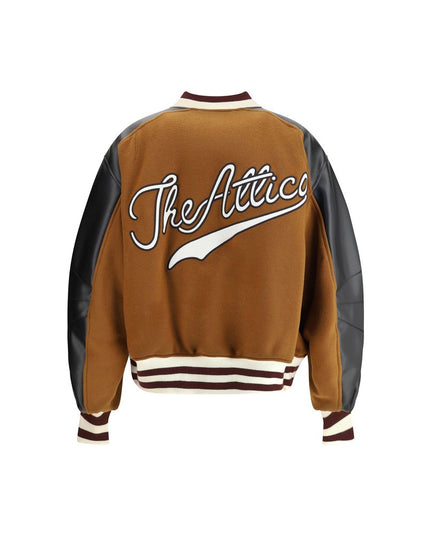 The Attico Brown Fleece Wool Clothing
