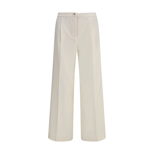 Cruna Cream Polyester Casual Pants