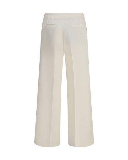 Cruna Cream Polyester Casual Pants