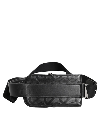 Dolce & Gabbana Gray DG Logo Mania Purse Phone Belt Waist Men Borse Bag