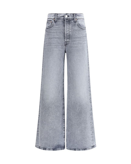 Mother Denim Gray Cotton Jeans Denim