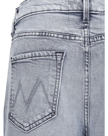 Mother Denim Gray Cotton Jeans Denim