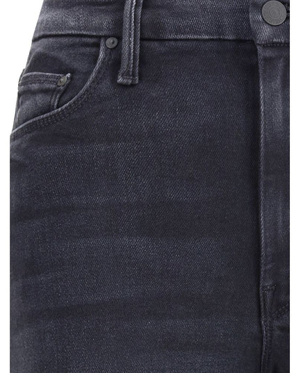 Mother Denim Black Cotton Jeans Denim