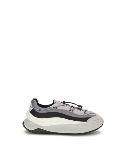 Moon Boot Gray Polyester Athletic Sneakers