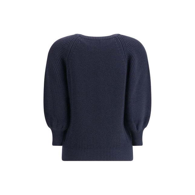 Ella Blue Merino Wool Sweater