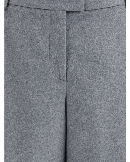 Giorgio Armani Gray Silk Casual Pants