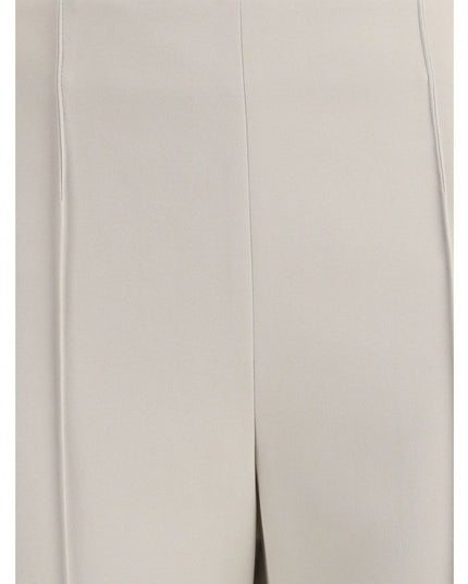 Giorgio Armani Gray Viscose Casual Pants