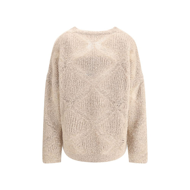 Giorgio Armani Cream Cashmere Cashmere Sweater