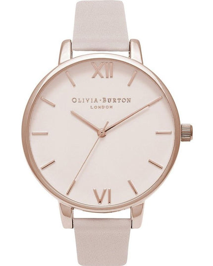Olivia Burton White Artificial Leather Dress Watch