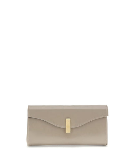 Giuseppe Zanotti Beige Leather Clutch Bag