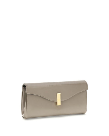Giuseppe Zanotti Beige Leather Clutch Bag