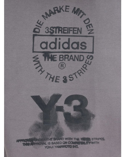 Y-3 Gray Cotton Sweatshirt