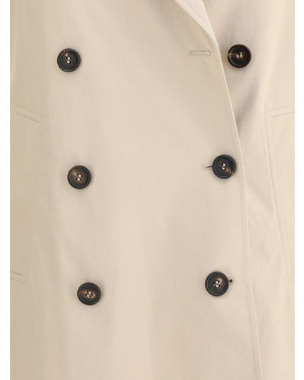 Brunello Cucinelli Beige Cotton Coat
