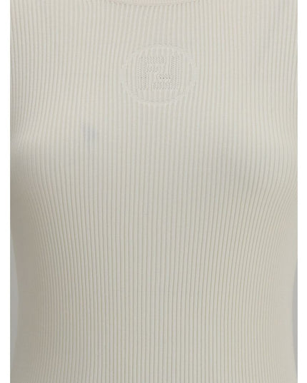 Fendi White Silk T-Shirt