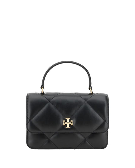 Tory Burch Black Calf Leather Bos Taurus Wallet