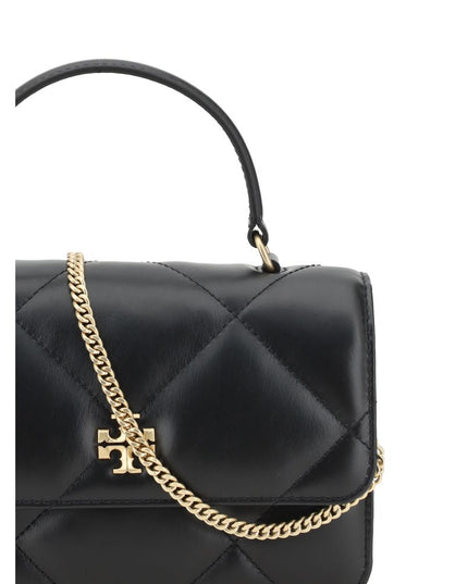 Tory Burch Black Calf Leather Bos Taurus Wallet