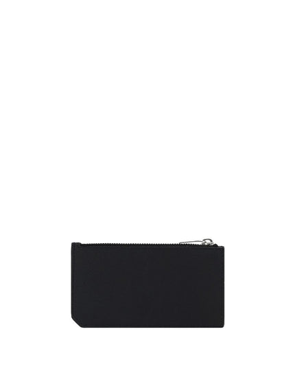 Saint Laurent Black Calf Leather Bos Taurus Wallet