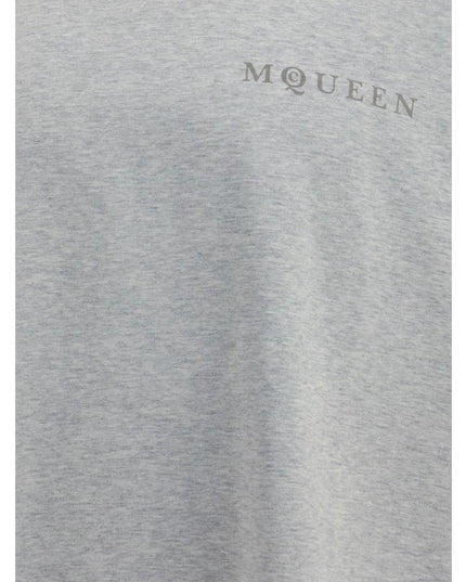 Alexander McQueen Gray Cotton T-Shirt