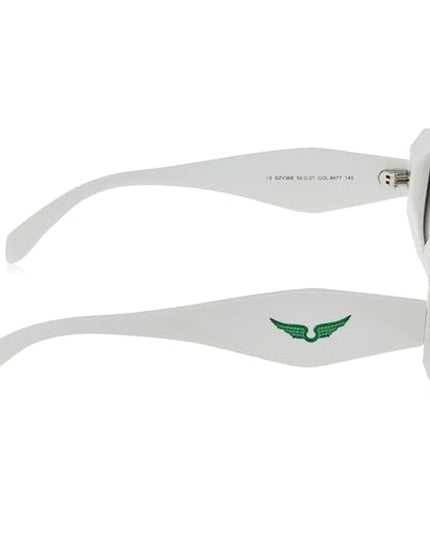 Zadig & Voltaire White Acetate Sunglasses