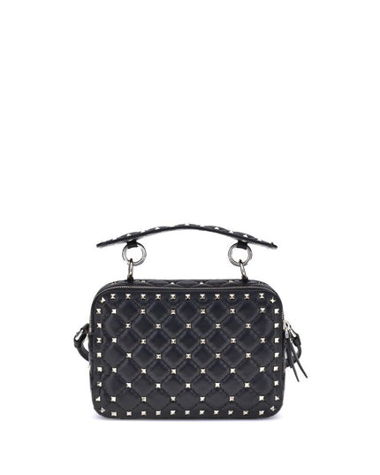 Valentino Garavani Black Lamb Ovis Aries Aries Shoulder Bag