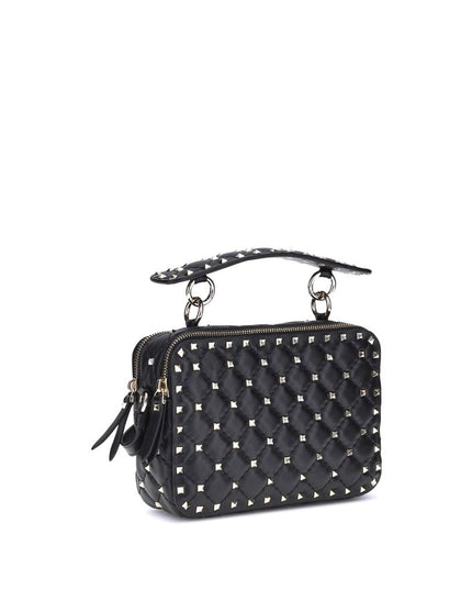 Valentino Garavani Black Lamb Ovis Aries Aries Shoulder Bag