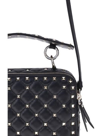 Valentino Garavani Black Lamb Ovis Aries Aries Shoulder Bag