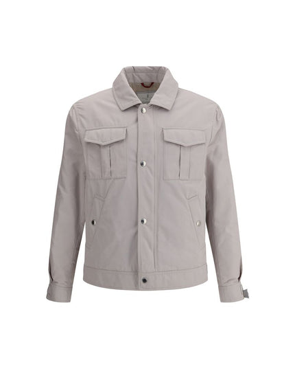 Brunello Cucinelli White Polyamide Coat