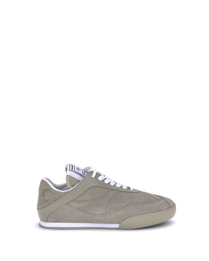 Chloé Beige Calf Leather Bos Taurus Low Top Sneakers