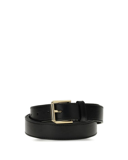 Givenchy Black Calf Leather Bos Taurus Regular Belt