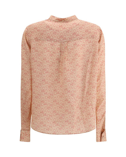 Kristina Ti Multicolor Silk Pattern Shirt