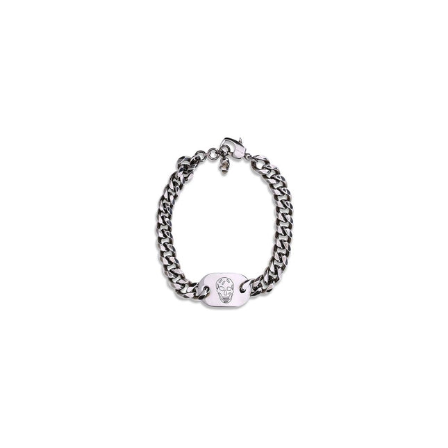 Alexander McQueen Silver Brass Bracelet
