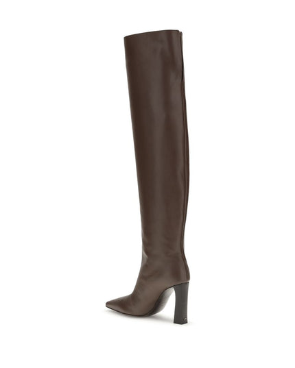 Giuseppe Zanotti Brown Leather Over The Knee
