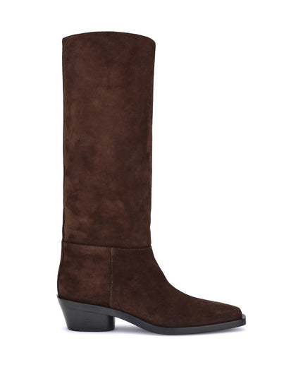 Proenza Schouler Brown Calf Leather Bos Taurus Ankle Boots