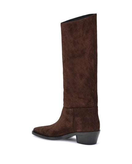 Proenza Schouler Brown Calf Leather Bos Taurus Ankle Boots