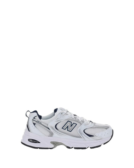 New Balance White Polyethylene Athletic Sneakers