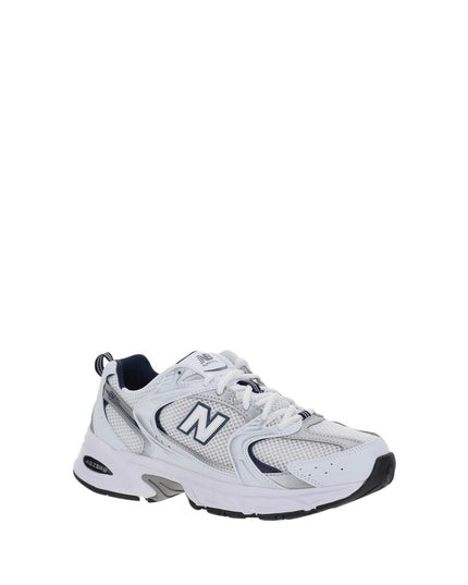 New Balance White Polyethylene Athletic Sneakers