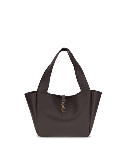 Saint Laurent Brown Lamb Ovis Aries Aries Shoulder Bag