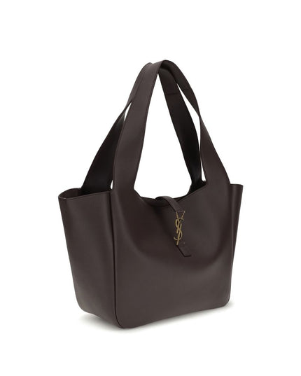 Saint Laurent Brown Lamb Ovis Aries Aries Shoulder Bag