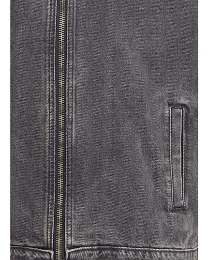 7FOR Gray Cotton Denim Jacket