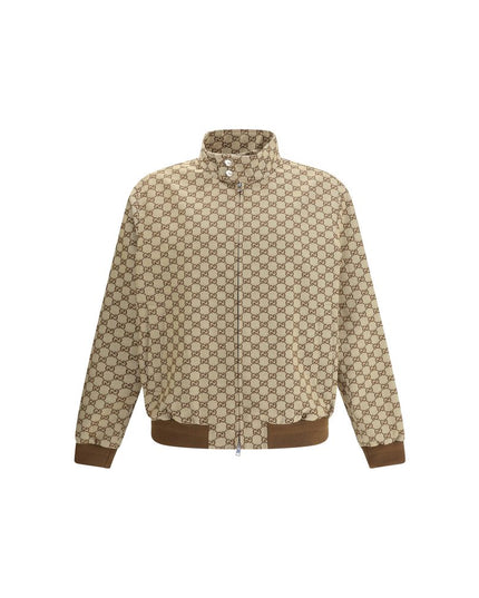 Gucci Beige Cotton Shell Jacket