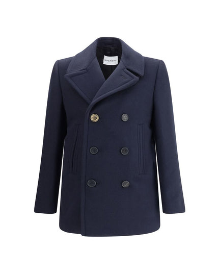 Givenchy Blue Wool Coat