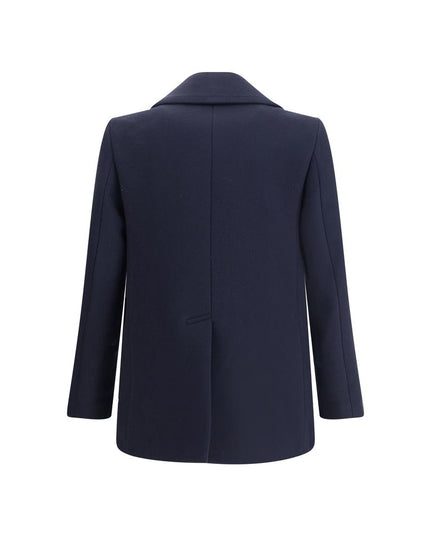 Givenchy Blue Wool Coat